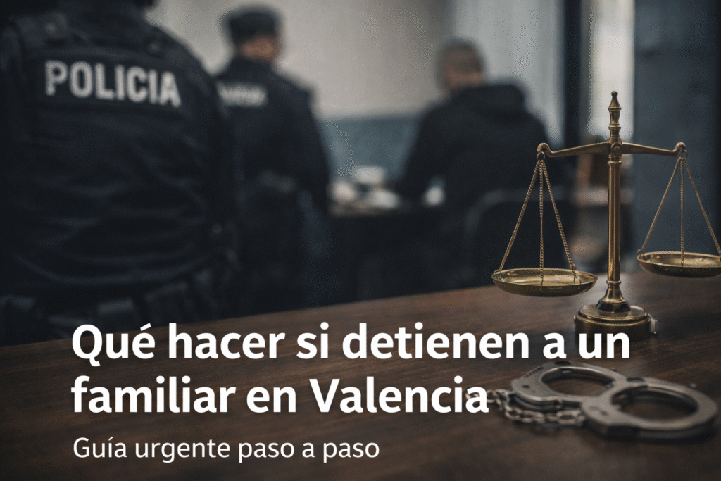 Qué hacer si detienen a un familiar en Valencia