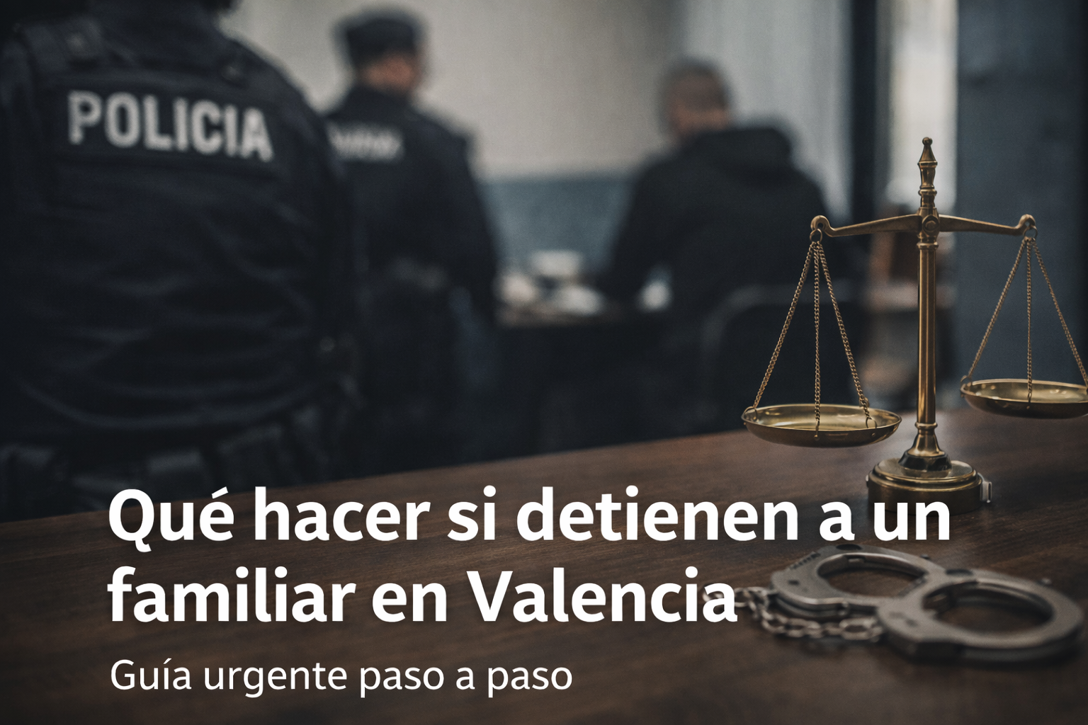 Qué hacer si detienen a un familiar en Valencia